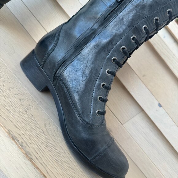 Cole Haan Nike Air Sole Whitley Knit Cuff Knee High Slip On Boots Size 8 - Picture 14 of 16